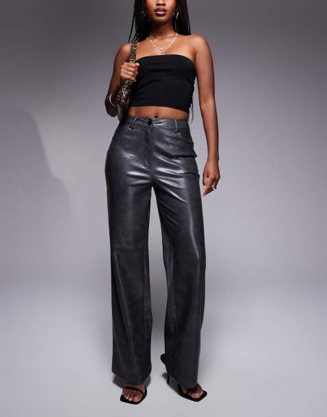 River Island relaxed straight leg jean in grey - view 1