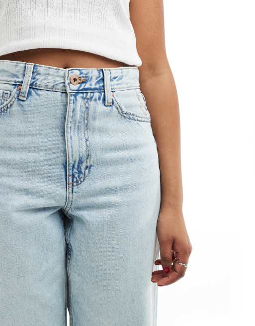 River Island relaxed straight leg jean in light blue, 4 of 5