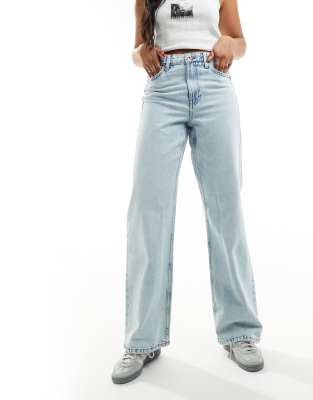 RIVER ISLAND RELAXED STRAIGHT LEG JEANS 