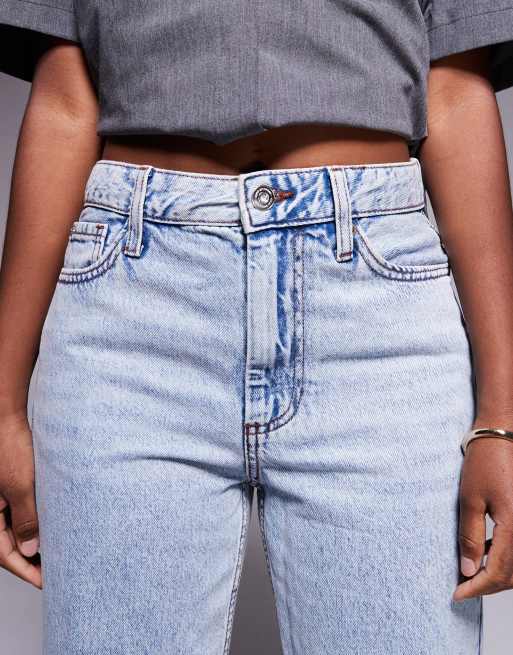 River Island relaxed straight leg jeans in light denim, 5 of 5