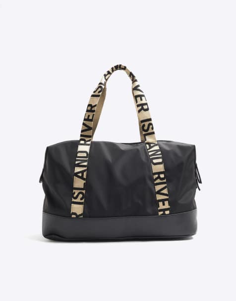 River Island Ri holdall bag in black - view 1