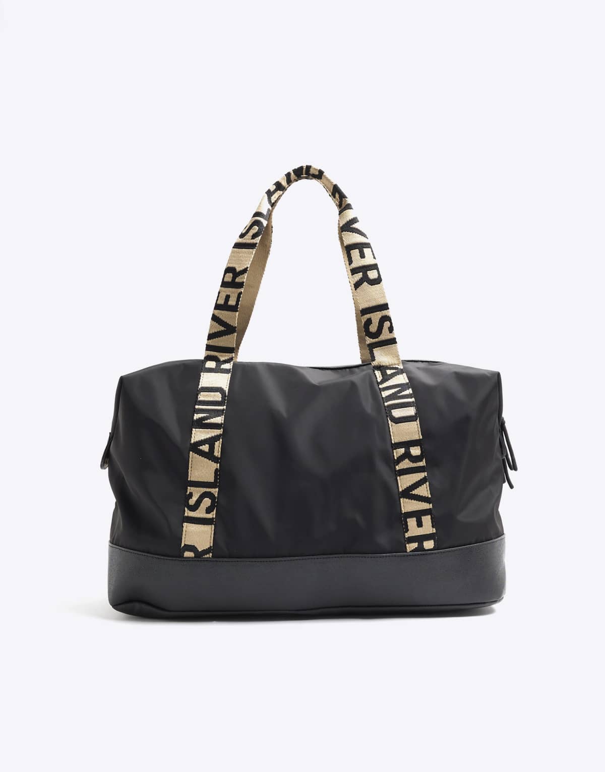 River Island Ri holdall bag in black