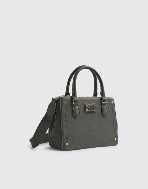 River Island Ri monogram tote bag in green - dark - view 1