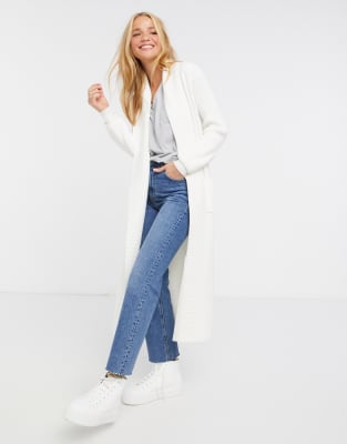 river island white cardigan