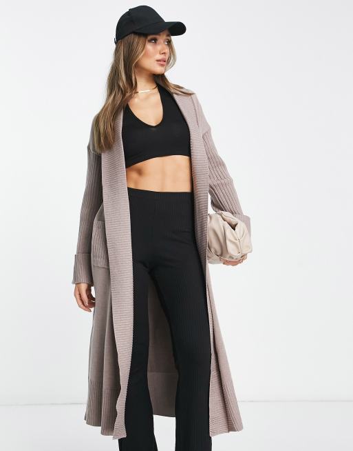 Maxi with outlet cardigan