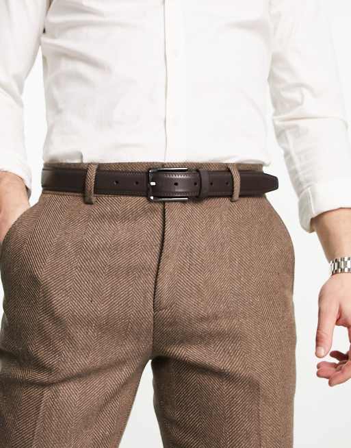 River Island - Riem in donkerbruin