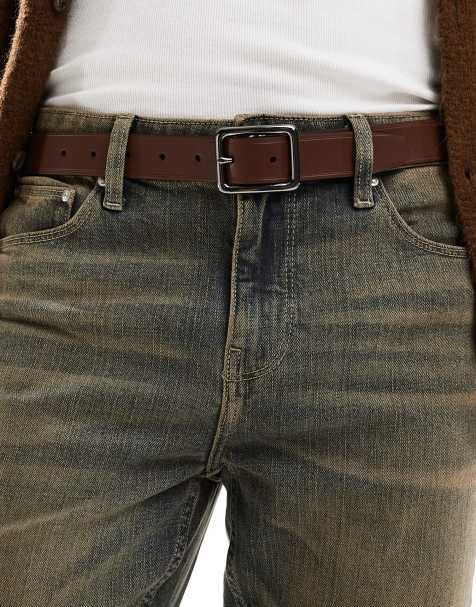 River Island - Riem met gesp in lichtbruin - view 1
