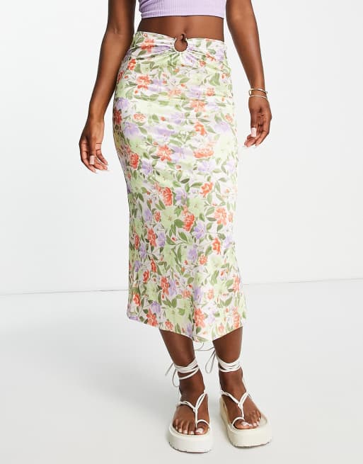 Floral skirt 2025 river island