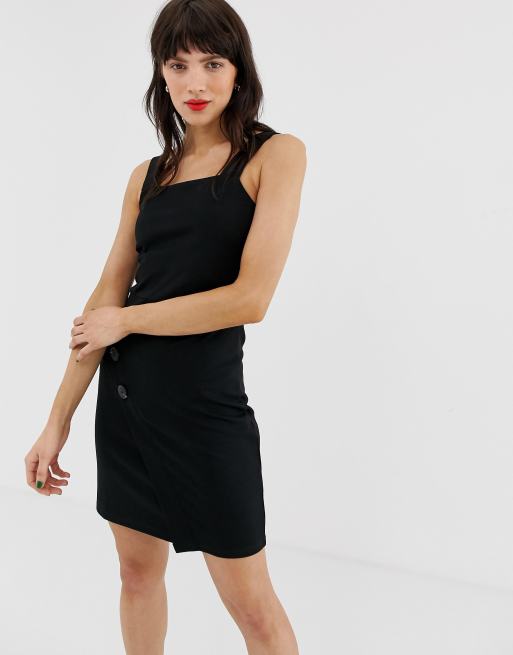 River Island - Robe chasuble - Noir