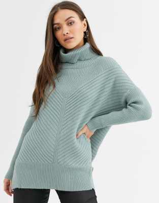 baggy roll neck jumper