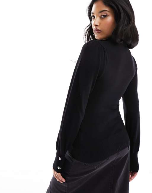 River island polo neck top store