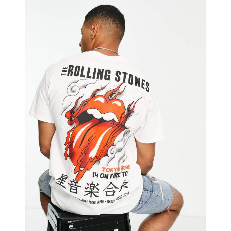 Rolling stones shirt heren hot sale