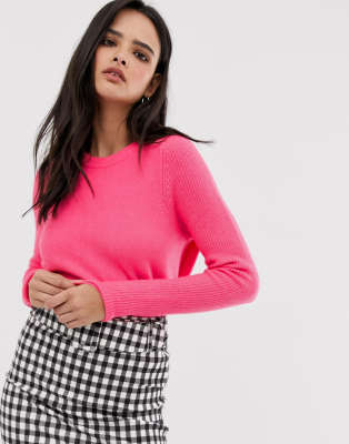 asos pink sweater