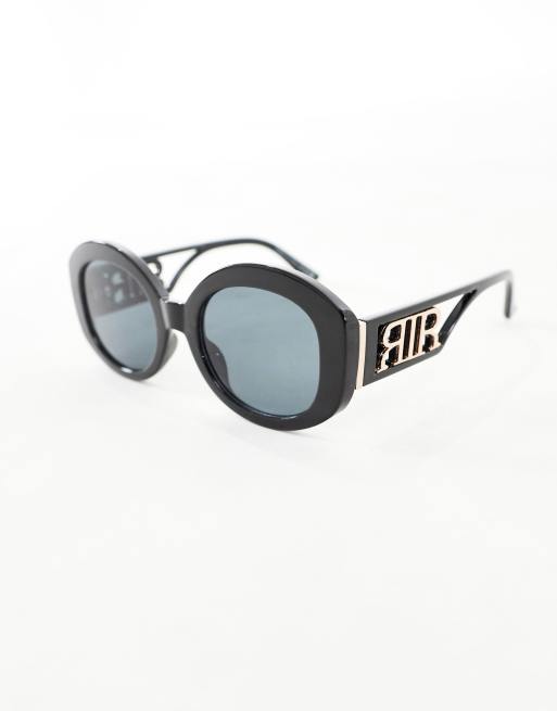 River island round sunglasses on sale