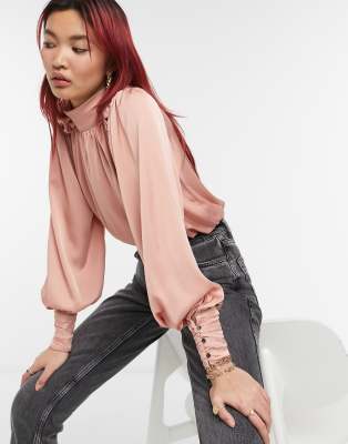 river island pink blouse top