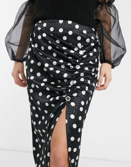 Polka dot skirt river island hotsell