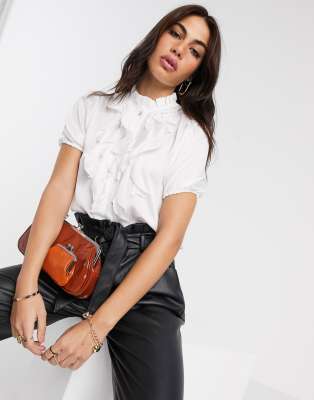 river island ruffle top