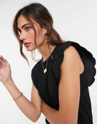 river island ruffle top