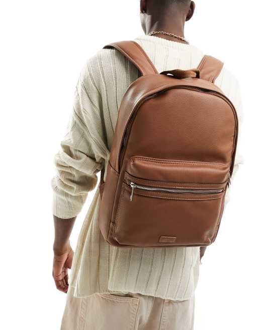 River Island - Rugzak in lichtbruin