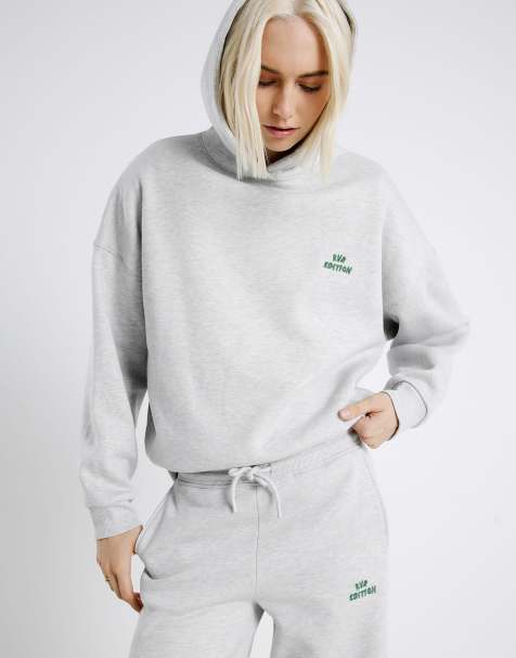 River Island Rvr edition back print hoodie in grey - marl - view 1