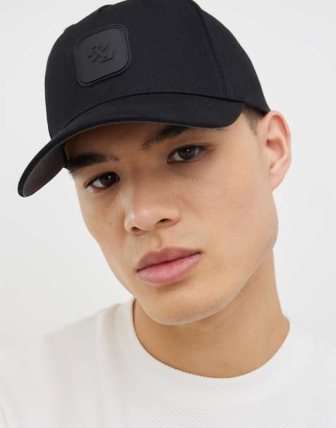 River Island Rxr rubberised badge cap in black - view 1
