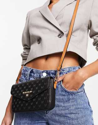 River Island Sac bandouliere style enveloppe avec bandouliere contrastante en relief Noir Votre wishlist sur Listy