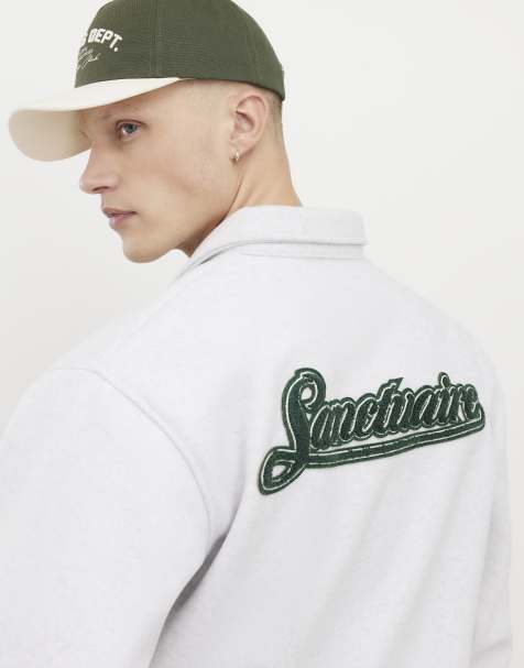 River Island Sanctuaire club polo shirt in grey - view 1