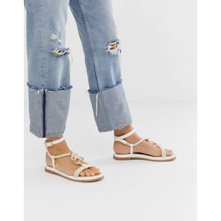 River island rope store sandals