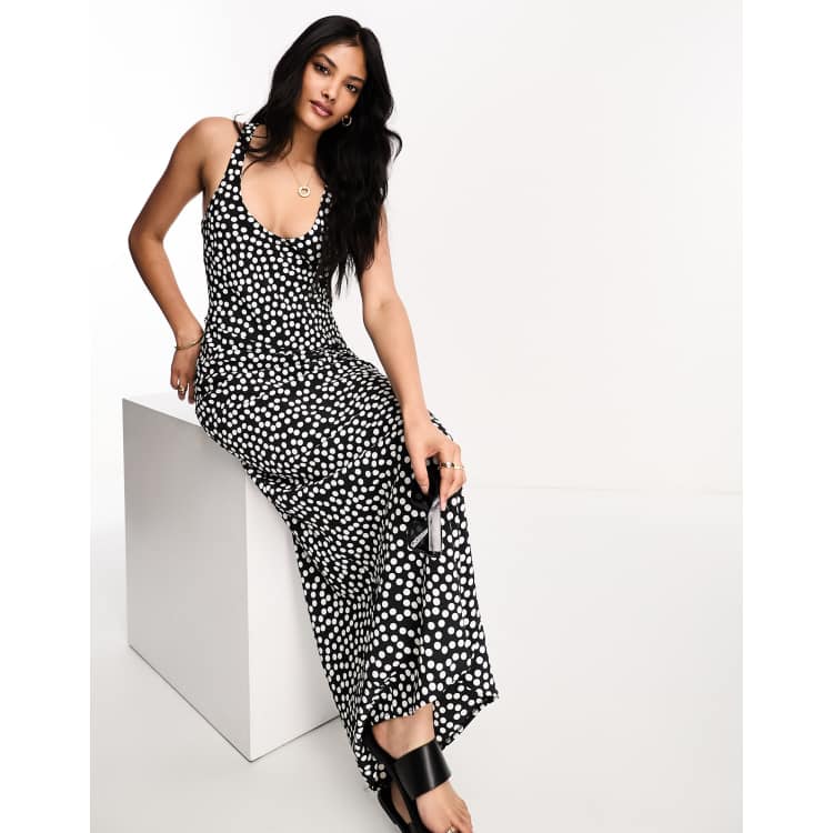 River island polka sales dot dress asos