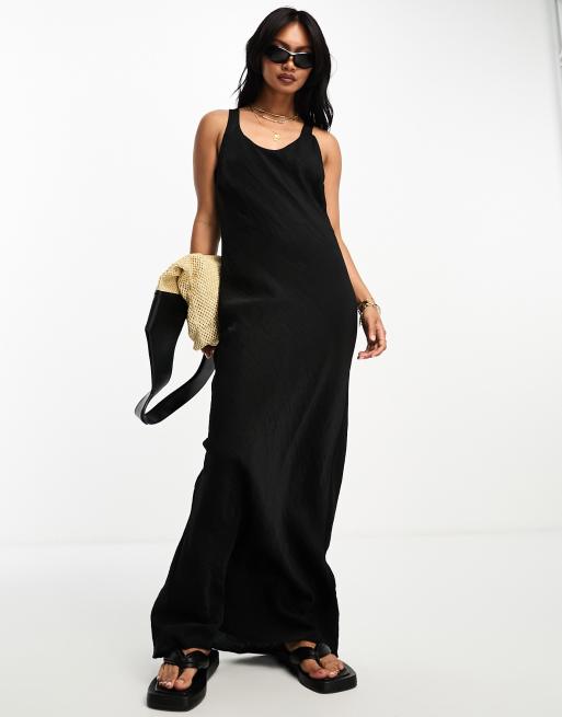 Long black outlet tank maxi dress