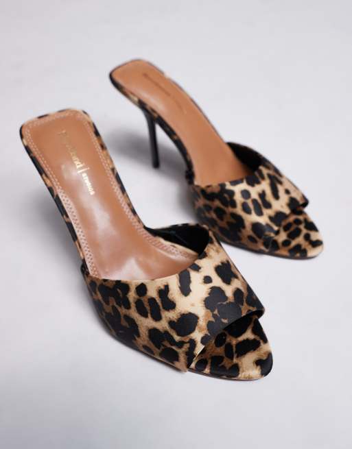 Leopard print mules river island store