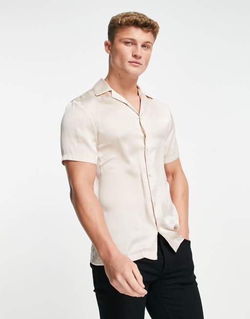 river island draped satin top