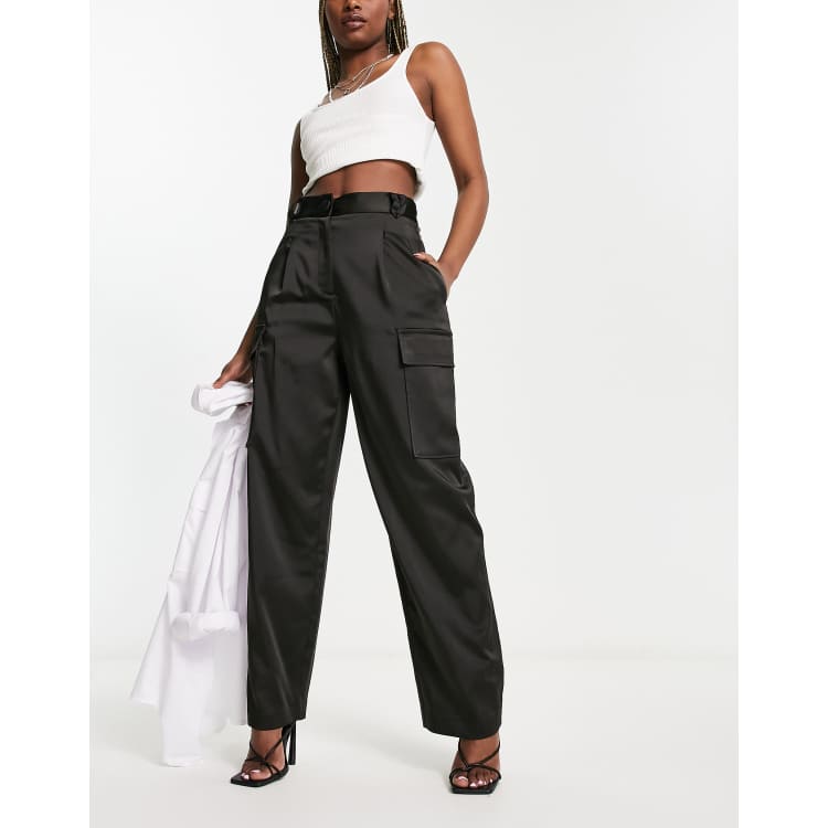 River island satin joggers hot sale