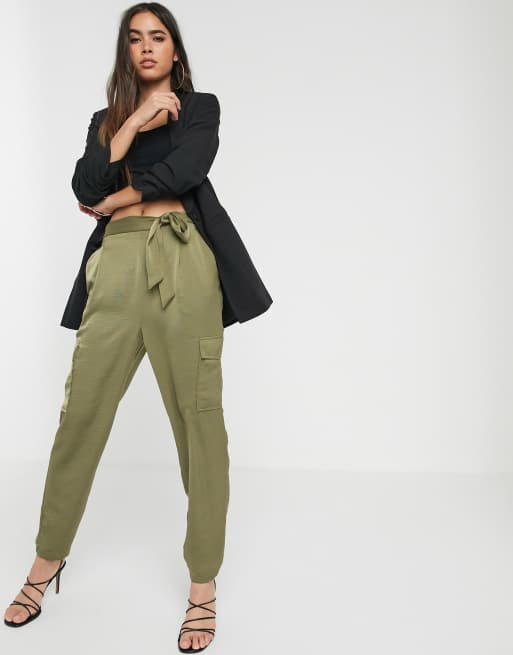 satin sweatpants womens