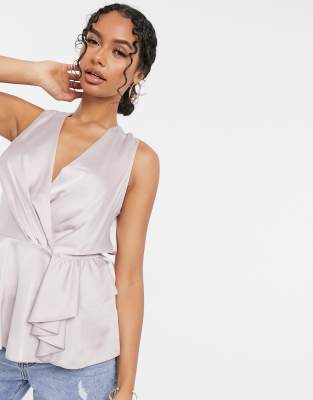 river island satin top