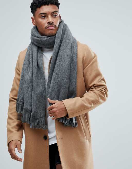 River Island Scarf In Grey | ASOS