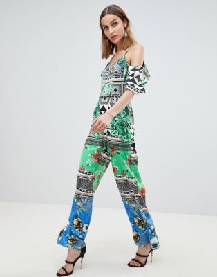 green jumpsuit river island