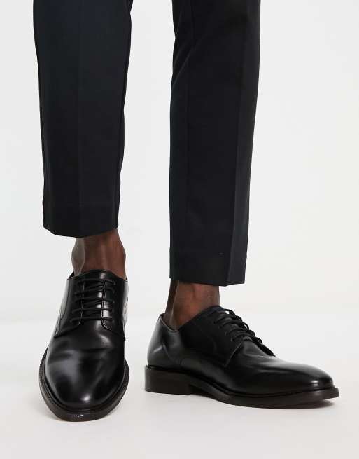 River Island - Scarpe derby stringate nere, 2 di 4