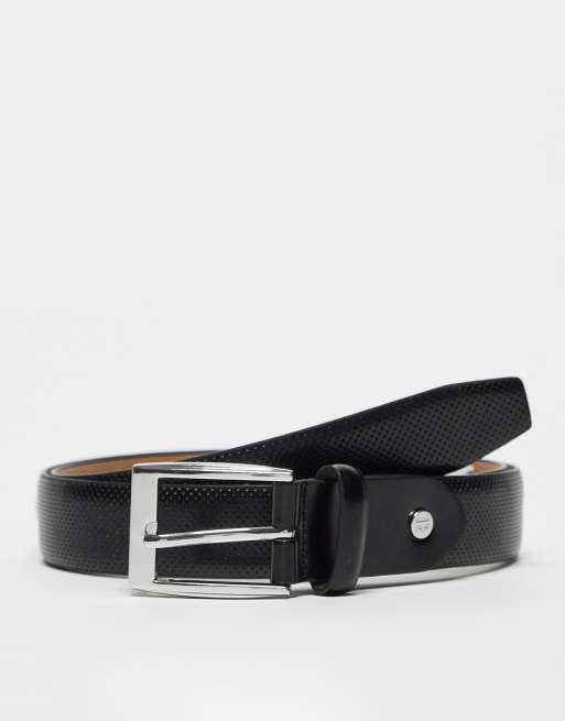 River Island – Schmaler Gürtel in Schwarz