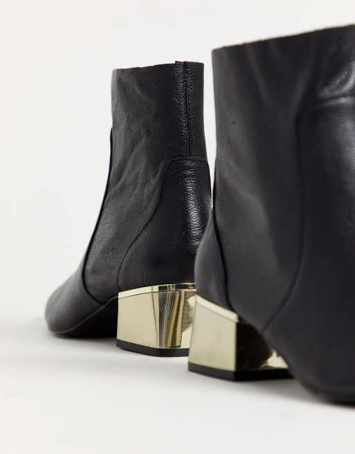 River island gold on sale boots