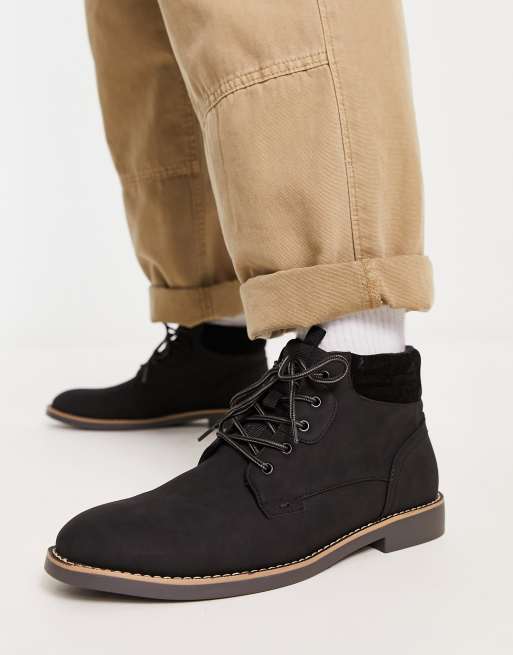 River Island Schwarze Chukka Stiefel ASOS