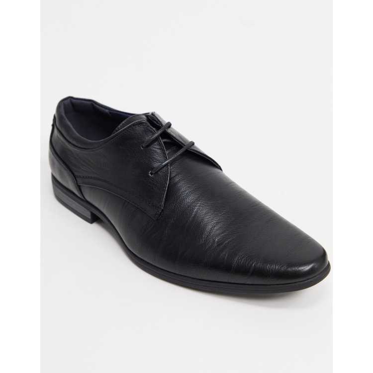 River Island Schwarze Derby Schuhe ASOS