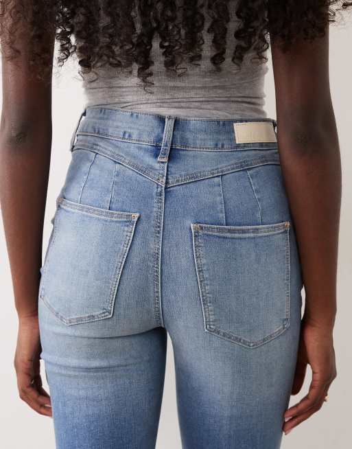 River Island sculpt flare jeans in medium denim, 5 of 5