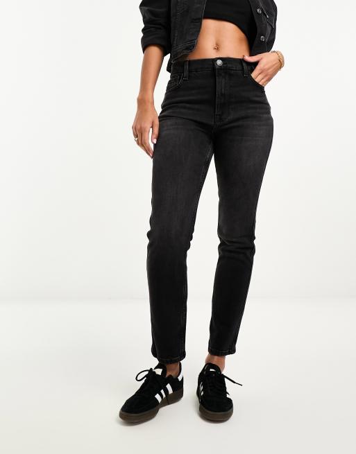 River Island Scoop Ballerina Top in Black