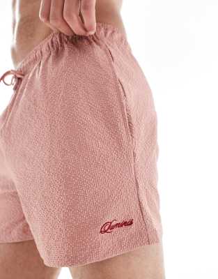 RIVER ISLAND SEERSUCKER SWIM TRUNKS