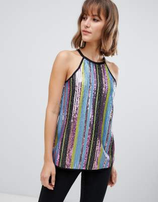 river island sequin tops