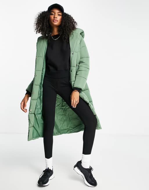 Sage padded hot sale coat