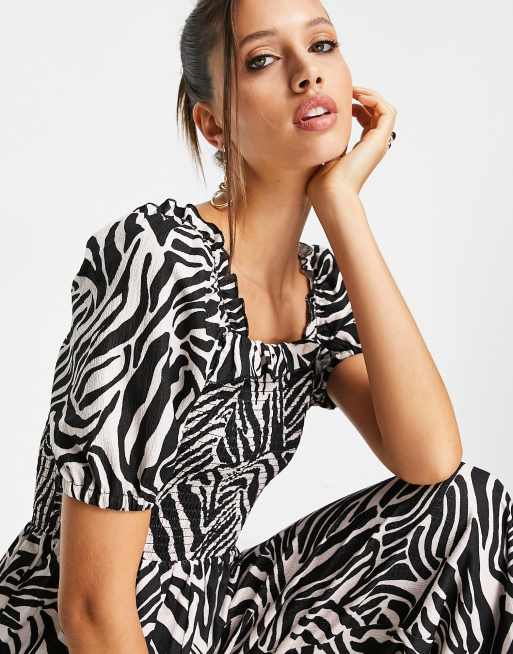 Zebra Lining Women Jumpsuit – She Inn