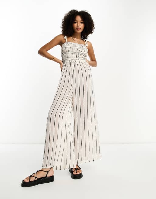 Beach Jumpsuit by Bravissimo, Stripe