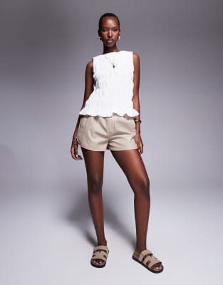 River Island Shirred Tank Top